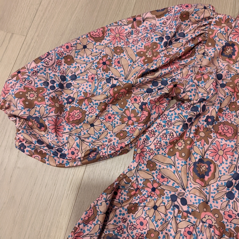 Floral Pink Dress - Picture 4 of 6